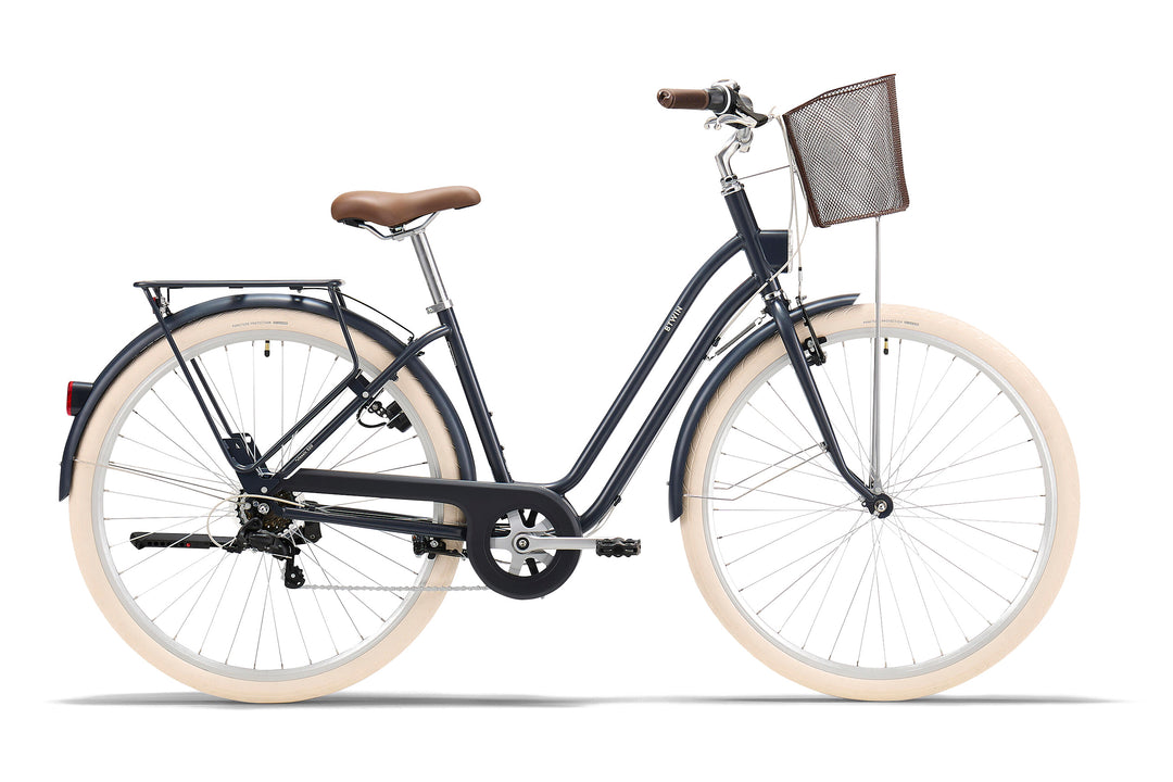 BTWIN 520 cadre bas Bleu cosmos