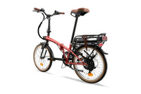 BTWIN E Fold 500 Rouge brique